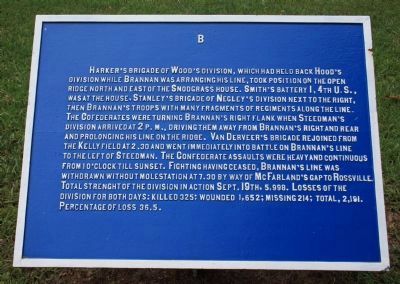Brannan's Division Marker. Click for full size. Brannan's Division Marker image. Click for full size.