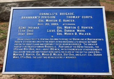 Connell's Brigade Marker image. Click for full size.