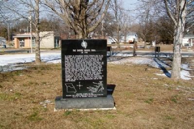 The Daniel Boone Trail Marker. Click for full size. The Daniel Boone Trail Marker image. Click for full size.