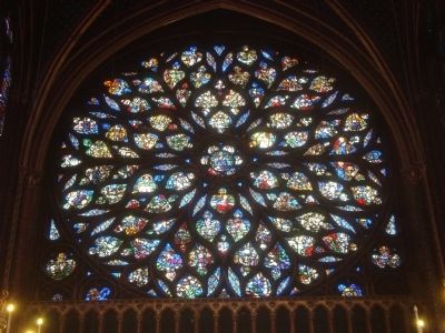 Sainte-Chapelle - The Rose image. Click for full size.