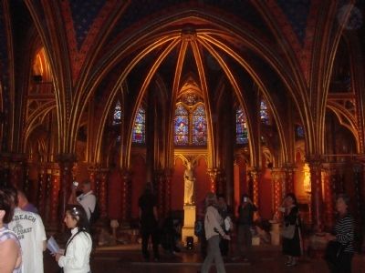 The lower level of Sainte-Chapelle image. Click for full size.
