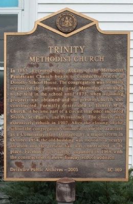 Trinity Methodist Church Marker image. Click for full size.