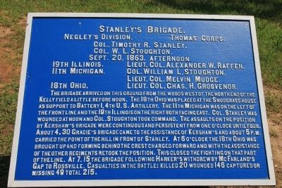 Stanley's Brigade Marker image. Click for full size.