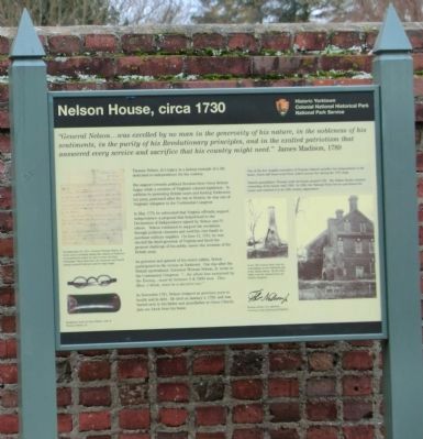Nelson House, circa 1730 Marker image. Click for full size.