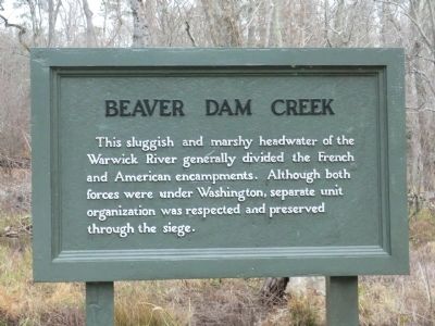 Beaver Dam Creek Marker image. Click for full size.