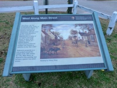West Along Main Street Marker image. Click for full size.