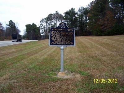 Confederate Forts Marker image. Click for full size.
