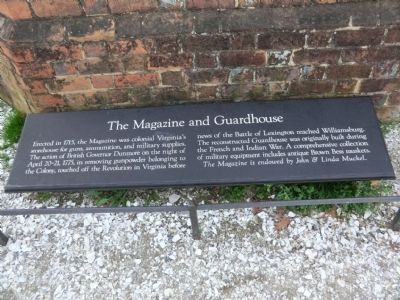 The Magazine and Guardhouse Marker image. Click for full size.