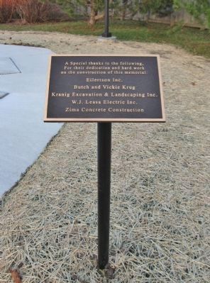 Veterans Memorial Plaque. Click for full size. Veterans Memorial Plaque image. Click for full size.