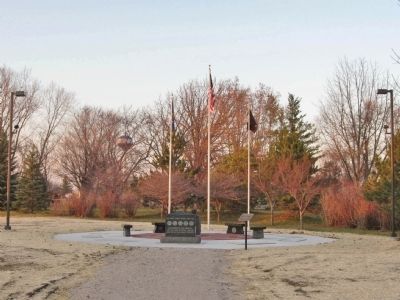 North Fond du Lac Veterans Memorial. Click for full size. North Fond du Lac Veterans Memorial image. Click for full size.