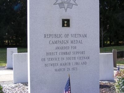 Mercer County Vietnam Veterans Memorial Marker image. Click for full size.