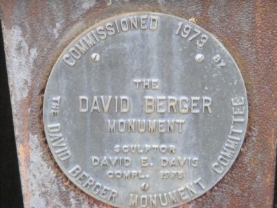 David Berger Memorial Marker image. Click for full size.