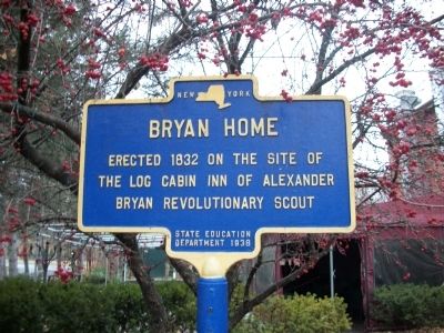 Bryan Home Marker. Click for full size. Bryan Home Marker image. Click for full size.
