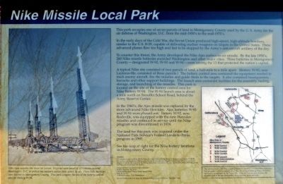 Nike Missile Local Park Marker image. Click for full size.
