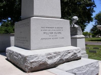 William Clark Monument Marker. Click for full size. William Clark Monument Marker image. Click for full size.