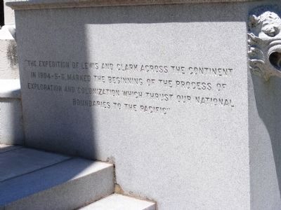 William Clark Monument Marker. Click for full size. William Clark Monument Marker image. Click for full size.