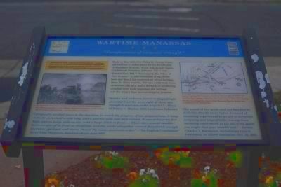 Wartime Manassas Marker image. Click for full size.
