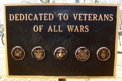 Veterans Memorial Marker. Click for full size. Veterans Memorial Marker image. Click for full size.