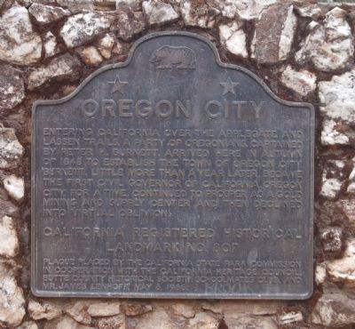 Oregon City Marker image. Click for full size.