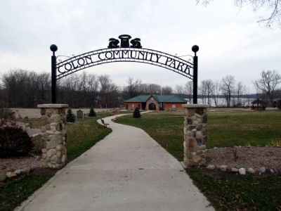 Front Entrance to Colon Community Park. Click for full size. Front Entrance to Colon Community Park image. Click for full size.
