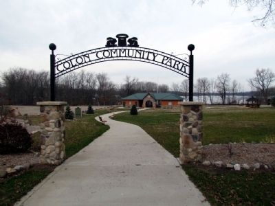 Front Entrance to Colon Community Park image. Click for full size.