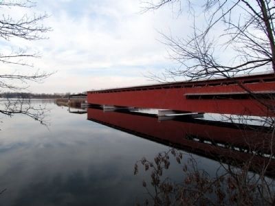 Langley Covered Bridge image. Click for full size.