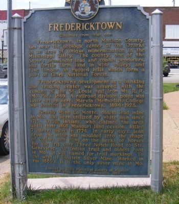 Fredericktown Marker image. Click for full size.