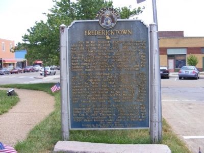 Fredericktown Marker image. Click for full size.