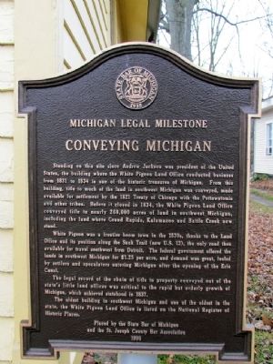 Michigan Legal Milestone Marker image. Click for full size.