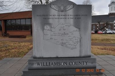 Williamson County Marker image. Click for full size.