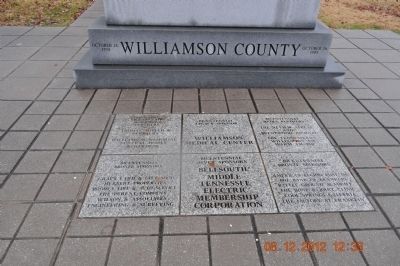 Williamson County Marker image. Click for full size.