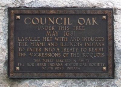 Council Oak Marker image. Click for full size.