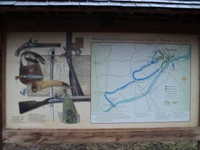 Washington�s Crossing and March to Trenton Marker image. Click for full size.