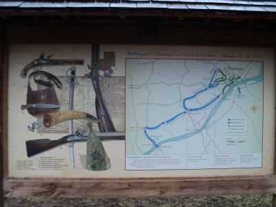 Washingtons Crossing and March to Trenton Marker image. Click for full size.