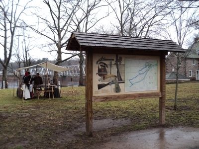 Washington�s Crossing and March to Trenton Marker image. Click for full size.