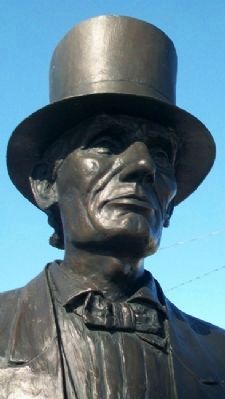 The Beardless Lincoln Statue Detail image. Click for full size.