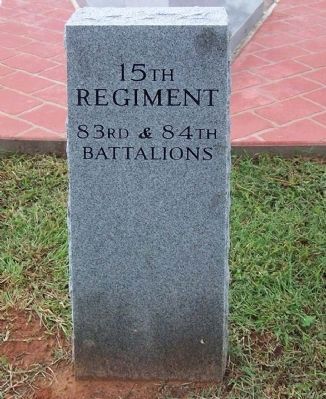 Camp Fannin, Texas 15th Regiment Tribute. Click for full size. Camp Fannin, Texas 15th Regiment Tribute image. Click for full size.