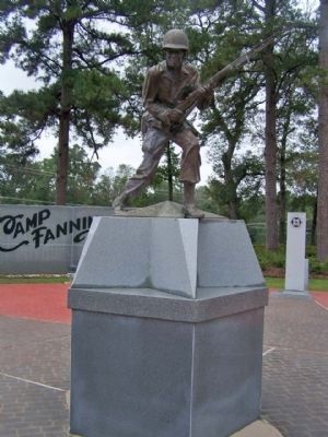Camp Fannin, Texas, Infantry Memorial. Click for full size. Camp Fannin, Texas, Infantry Memorial image. Click for full size.