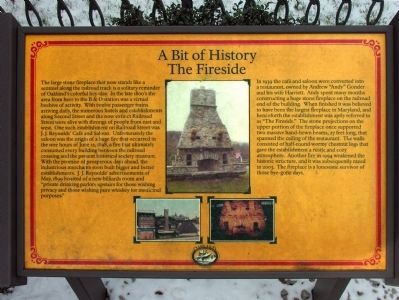A Bit of History - The Fireside Marker image. Click for full size.