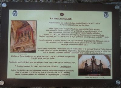 La Vieille Eglise Marker image. Click for full size.
