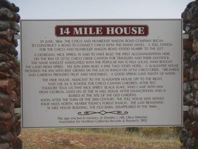 14 Mile House Marker image. Click for full size.