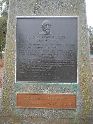 William Semple Green Marker. Click for full size. William Semple Green Marker image. Click for full size.