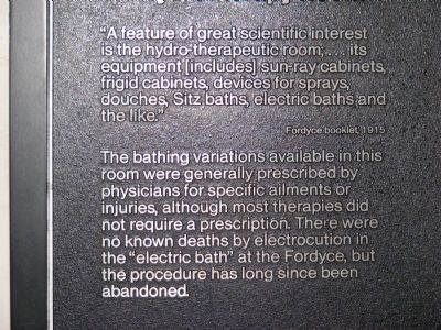 Fordyce Bathhouse Marker image. Click for full size.
