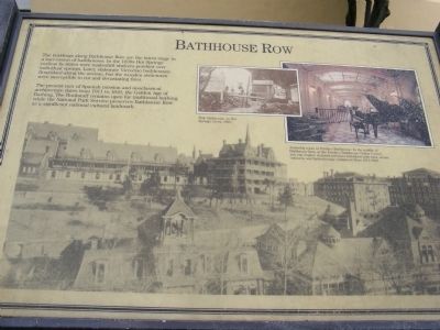 Bathhouse Row Marker. Click for full size. Bathhouse Row Marker image. Click for full size.