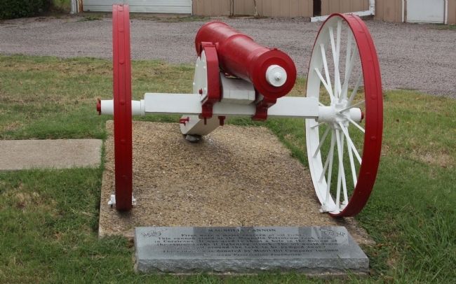 Magnolia Cannon and Marker. Click for full size. Magnolia Cannon and Marker image. Click for full size.