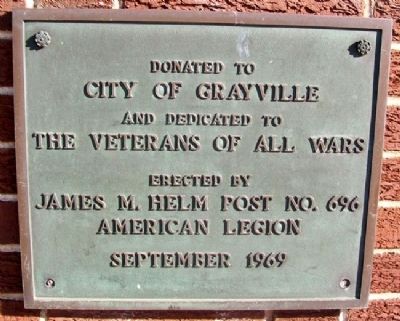 Veterans Memorial Marker. Click for full size. Veterans Memorial Marker image. Click for full size.