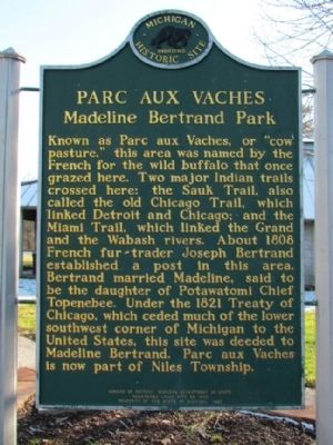 Parc Aux Vaches Marker image. Click for full size.