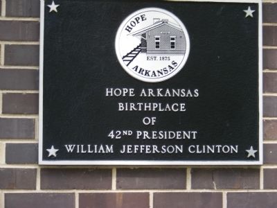 William Jefferson Clinton Marker image. Click for full size.