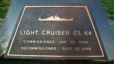 U.S.S. Vincennes CL 64 Marker. Click for full size. U.S.S. Vincennes CL 64 Marker image. Click for full size.