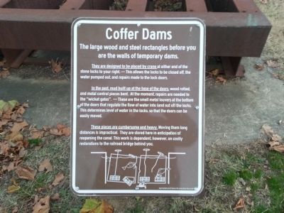 Coffer Dams Marker image. Click for full size.